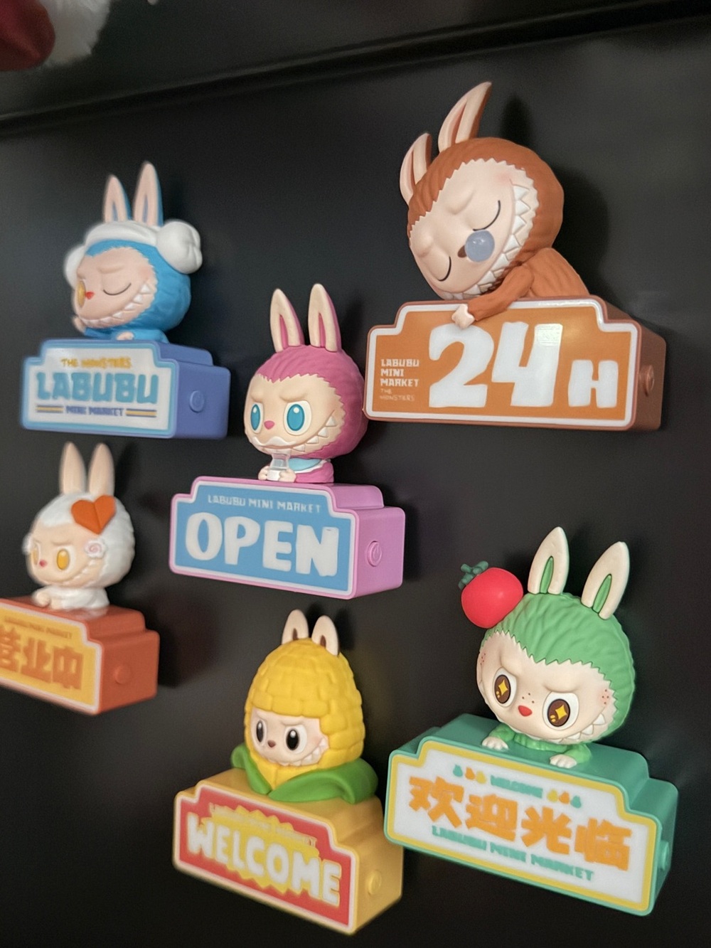 Labubu wacky mart magnets